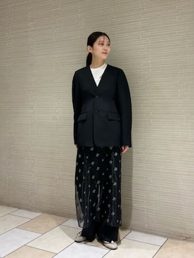 「Pippichic（ピッピシック）のアイテム」を使った、仲（naka）さん（レディース・163cm）の冬コーディネート