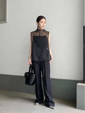 仲（naka）さん（レディース・163cm）の夏コーディネート