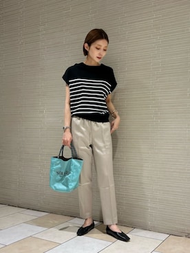 「BEAUTY&YOUTH UNITED ARROWS（ビューティーアンドユースユナイテッドアローズ）のアイテム（パンプス）」を使った、仲（naka）さん（レディース・163cm）の春コーディネート