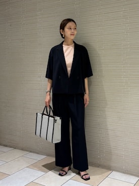 「UNITED ARROWS（ユナイテッドアローズ）のアイテム」を使った、仲（naka）さん（レディース・163cm）の夏コーディネート