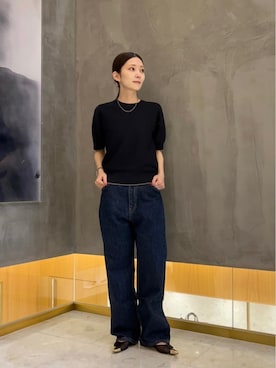 「ASTRAET（アストラット）のアイテム（パンツ）」を使った、仲（naka）さん（レディース・163cm）の夏コーディネート