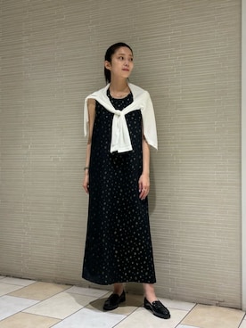 「UNITED ARROWS（ユナイテッドアローズ）のアイテム（ワンピース/ドレス）」を使った、仲（naka）さん（レディース・163cm）の夏コーディネート