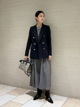 「UNITED ARROWS（ユナイテッドアローズ）のアイテム」を使った、仲（naka）さん（レディース・163cm）の秋コーディネート