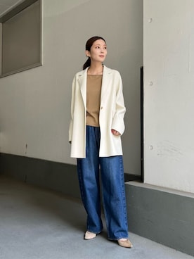 「conte（コンテ）のアイテム」を使った、仲（naka）さん（レディース・163cm）の秋コーディネート