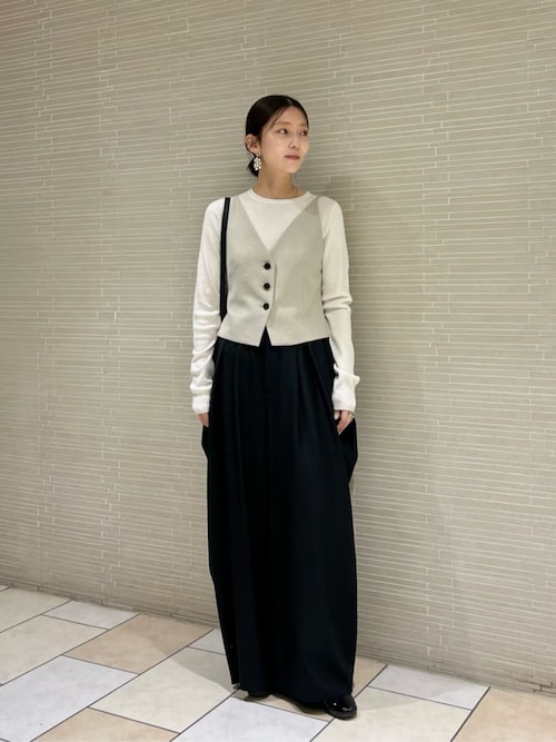 新品　AEWEN MATOPH　裾ゴム入り　ゆったりパンツ　36 AEWEN MATOPH パンツ 「AEWEN MATOPH」コクーン ワイドパンツ(2