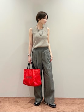「NOMADIS（ノマディス）のアイテム」を使った、仲（naka）さん（レディース・163cm）の夏コーディネート