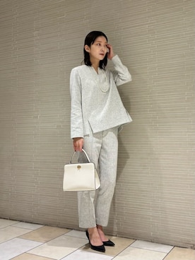 「パーソナルカラー_SPRING」｜仲（naka）さん（レディース・163cm）の冬コーディネート