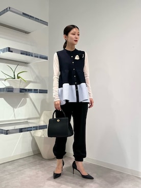 「パーソナルカラー_SPRING」｜仲（naka）さん（レディース・163cm）の冬コーディネート