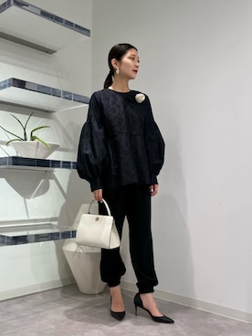 「パーソナルカラー_SPRING」｜仲（naka）さん（レディース・163cm）の冬コーディネート