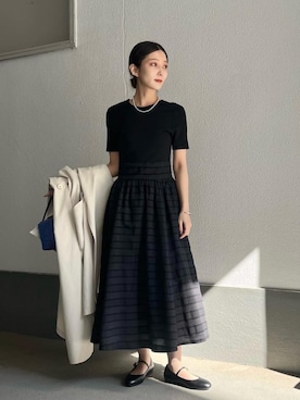 仲（naka）さん（レディース・163cm）の冬コーディネート