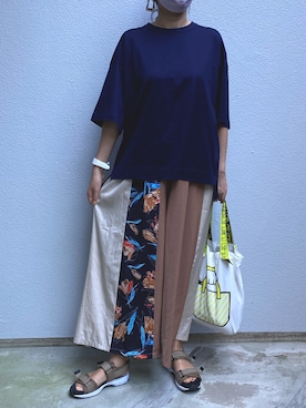 ヤスカタフクさん（レディース・166cm）の夏コーディネート