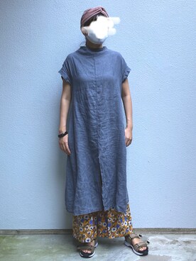 ヤスカタフクさん（レディース・166cm）の夏コーディネート