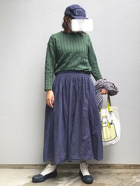 ヤスカタフクさん（レディース・166cm）の夏コーディネート