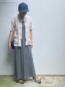 「民族衣装」｜ヤスカタフクさん（レディース・166cm）の夏コーディネート