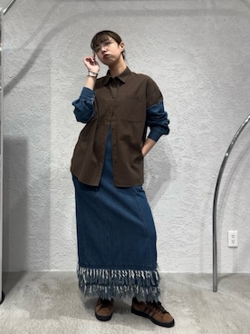 「アイテム（ワンピース/ドレス）」を使った、yuchiさん（レディース・170cm）の夏コーディネート