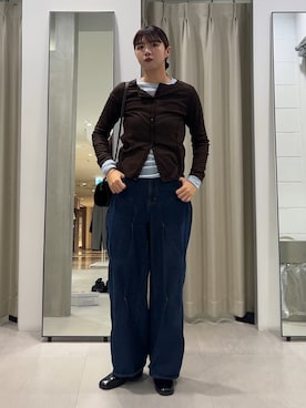 「アイテム（その他シューズ）」を使った、ゆちさん（レディース・170cm）の秋コーディネート