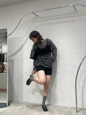 「KBF（ケイビーエフ）のアイテム（パンツ）」を使った、ゆちさん（レディース・170cm）の夏コーディネート