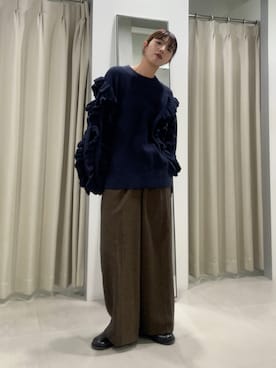 ゆちさん（骨格ナチュラル・レディース・170cm）の秋コーディネート