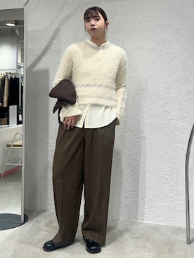 ゆちさん（骨格ナチュラル・レディース・170cm）の秋コーディネート