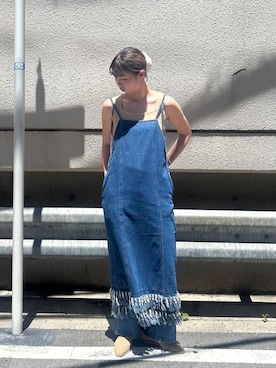 「KBF（ケイビーエフ）のアイテム」を使った、yuchiさん（レディース・170cm）の夏コーディネート