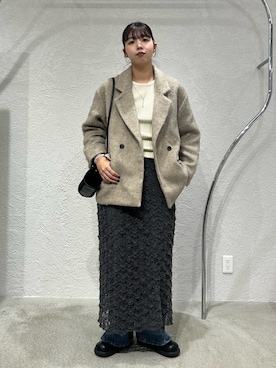 「アイテム（テーラードジャケット）」を使った、ゆちさん（レディース・170cm）の秋コーディネート