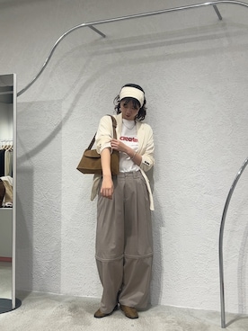 「KBF（ケイビーエフ）のアイテム（バッグ）」を使った、ゆちさん（レディース・170cm）の夏コーディネート