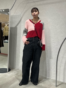 「アイテム（財布）」を使った、ゆちさん（レディース・170cm）の秋コーディネート