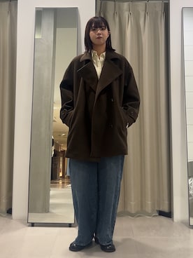 「アイテム（テーラードジャケット）」を使った、ゆちさん（レディース・170cm）の秋コーディネート