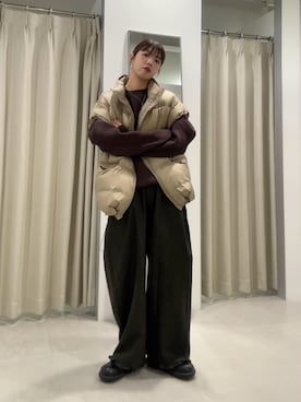 ゆちさん（骨格ナチュラル・レディース・170cm）の秋コーディネート