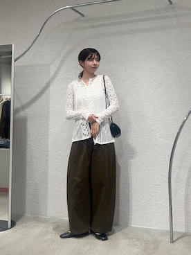 「KBF（ケイビーエフ）のアイテム（パンツ）」を使った、ゆちさん（レディース・170cm）の夏コーディネート
