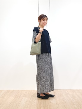 「アイテム（つなぎ/オールインワン、その他）」を使った、miharu386さん（レディース・160cm）の夏コーディネート