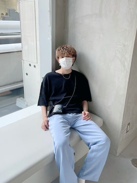 「TOGA（トーガ）のアイテム（財布/小物）」を使った、なーさん（メンズ・177cm）の夏コーディネート