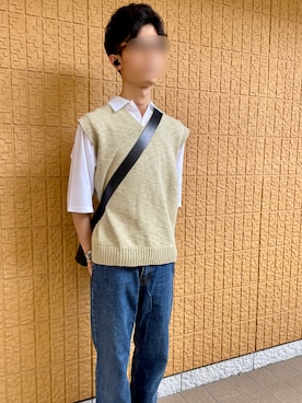 「EN ROUTE（アンルート）のアイテム」を使った、Steinさん（メンズ・170cm）の夏コーディネート