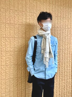 「OLIVER PEOPLES」｜Steinさん（メンズ・170cm）の春コーディネート