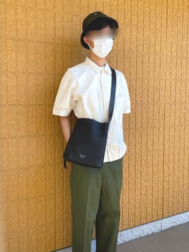 「MACKINTOSH」｜「アイテム（帽子）」を使った、Steinさん（メンズ・170cm）の春コーディネート
