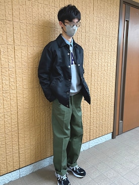 「MACKINTOSH」｜「アイテム（ブルゾン）」を使った、Steinさん（メンズ・170cm）の春コーディネート