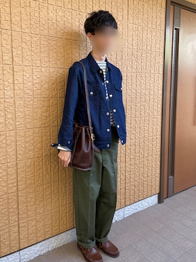 「Steven Alan」｜「アイテム（ジャケット/アウター）」を使った、Steinさん（メンズ・170cm）の秋コーディネート