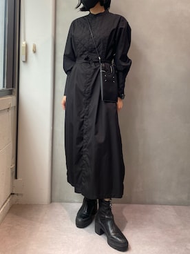 「マルジェラ」｜「アイテム（財布/小物）」を使った、Naoさん（レディース・158cm）の秋コーディネート