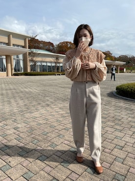 さくなつさん（レディース・163cm）の秋コーディネート