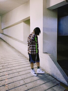 「EDWIN（エドウィン）のアイテム（その他アウター）」を使った、A_TASさん（メンズ・165cm）の夏コーディネート