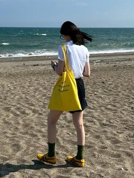 「アイテム（レッグウェア）」を使った、hana           さん（レディース・158cm・20代）の夏コーディネート