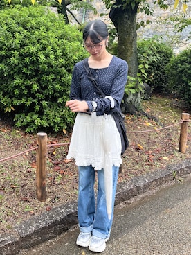 「アイテム（腕時計）」を使った、hana           さん（レディース・158cm）の秋コーディネート
