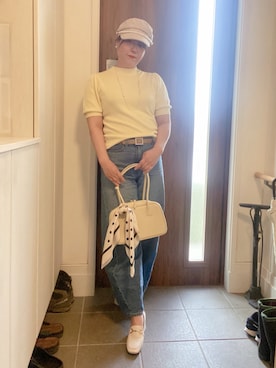 「HALUHIROINE（ハルヒロイン）のアイテム」を使った、ANNAさん（レディース・166cm）の春コーディネート
