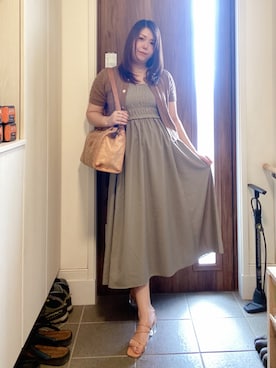 「CEMONEMO（セモネモ）のアイテム」を使った、ANNAさん（レディース・166cm）の夏コーディネート
