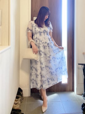 「GRL（グレイル）のアイテム（ワンピース/ドレス）」を使った、ANNAさん（レディース・166cm）の春コーディネート