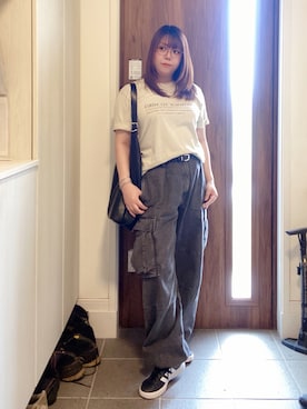 「GU（ジーユー）のアイテム（アクセサリー）」を使った、ANNAさん（レディース・166cm）の夏コーディネート
