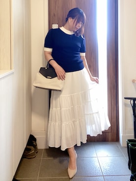 「HALUHIROINE（ハルヒロイン）のアイテム」を使った、ANNAさん（レディース・166cm）の春コーディネート