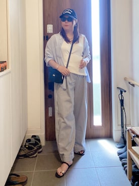 「UNIQLO（ユニクロ）のアイテム（サングラス）」を使った、ANNAさん（レディース・166cm）の秋コーディネート