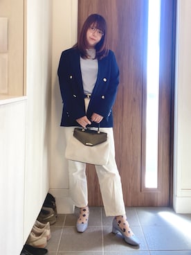 「ANGIE（アンジー）のアイテム」を使った、ANNAさん（レディース・166cm）の春コーディネート