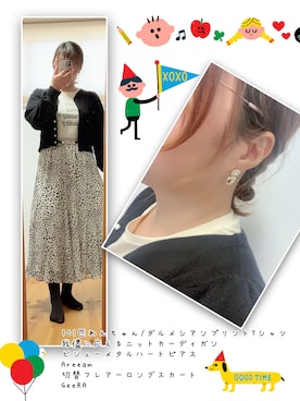 「101匹わんちゃん」｜ANNAさん（レディース・166cm）の春コーディネート